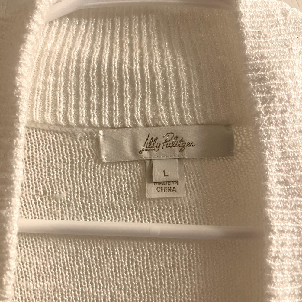 Lilly Pulitzer white Knit cardigan sweater - Picture 8 of 10